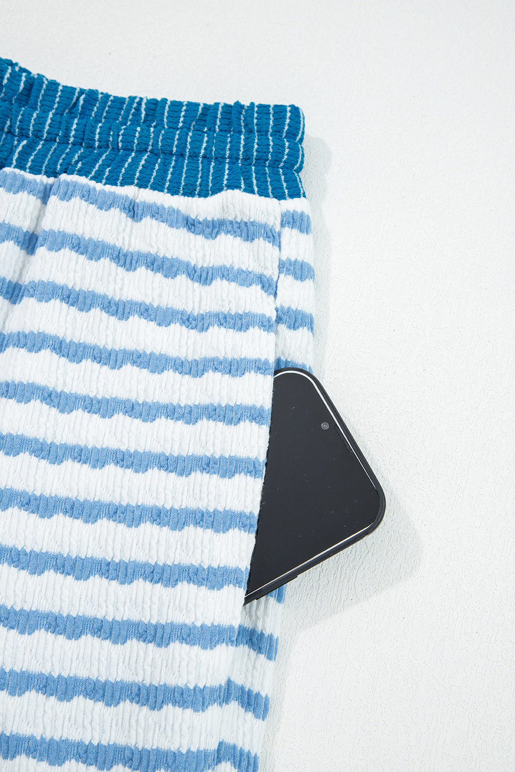 Stripe Collared Pullover & Pant Set