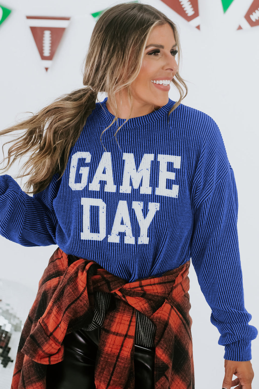 Corded GAME DAY Long Sleeve Crewneck