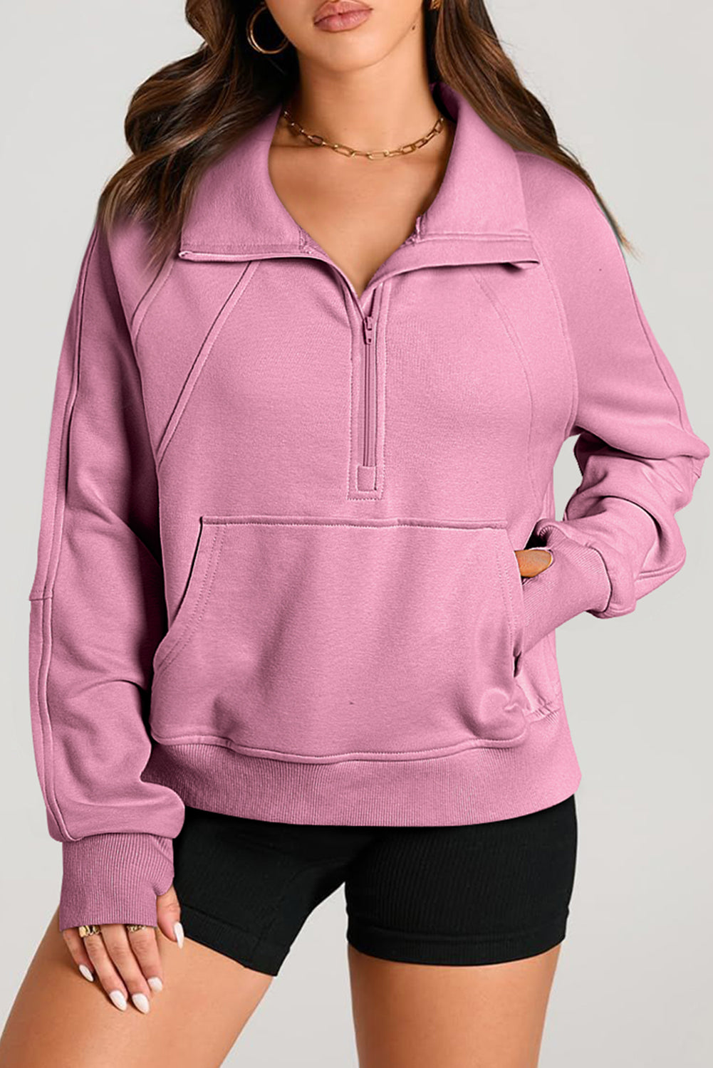 Valerian Quarter Zip Sweatshirt