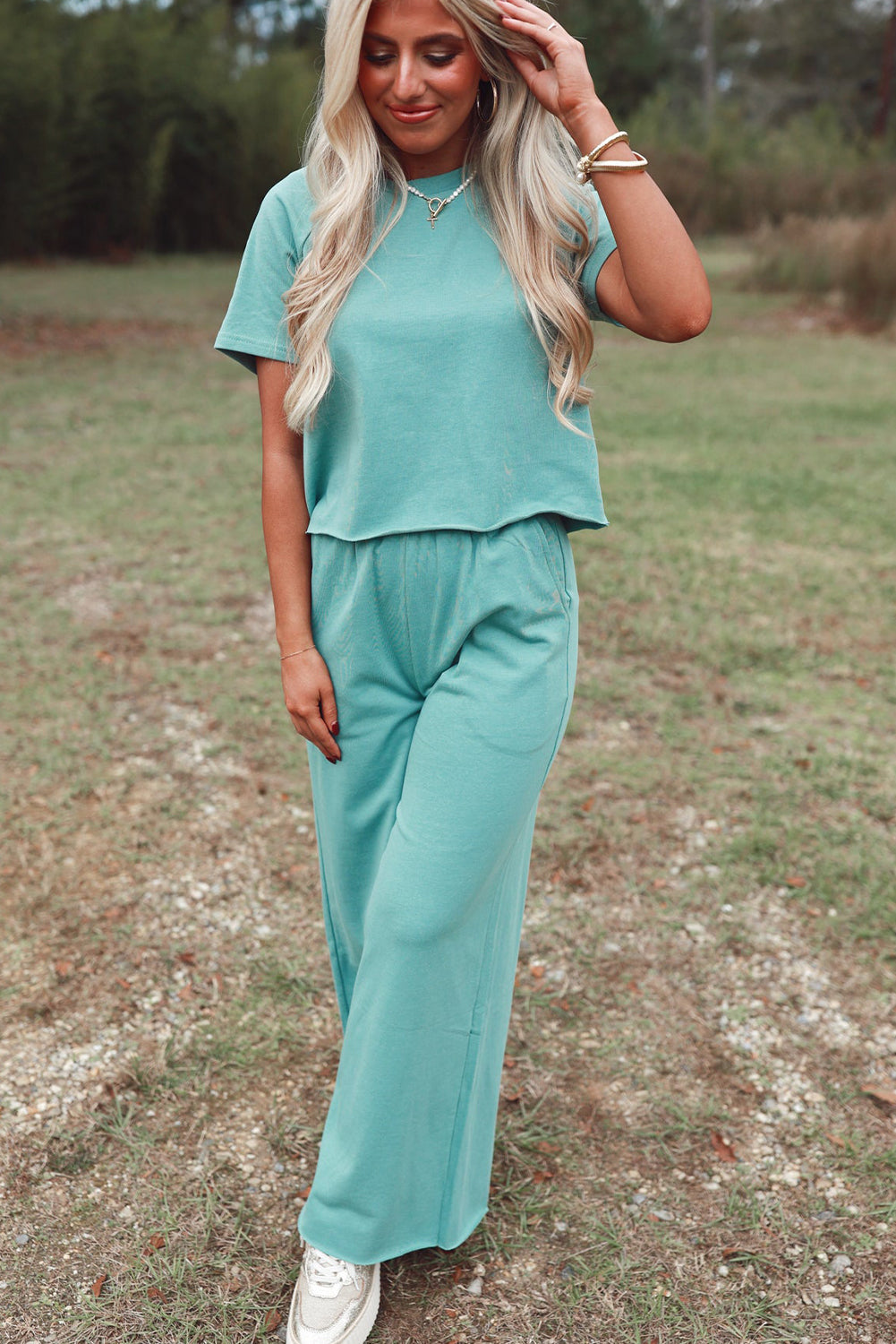 Mint Green Raglan Set