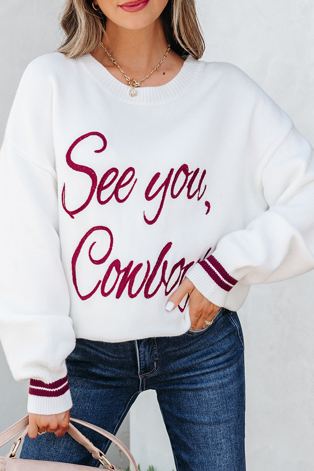 See You Cowboy Sweater