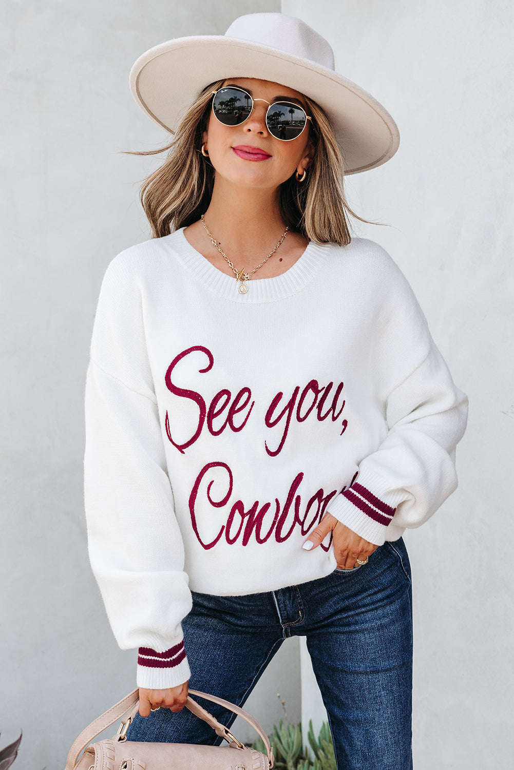 See You Cowboy Sweater