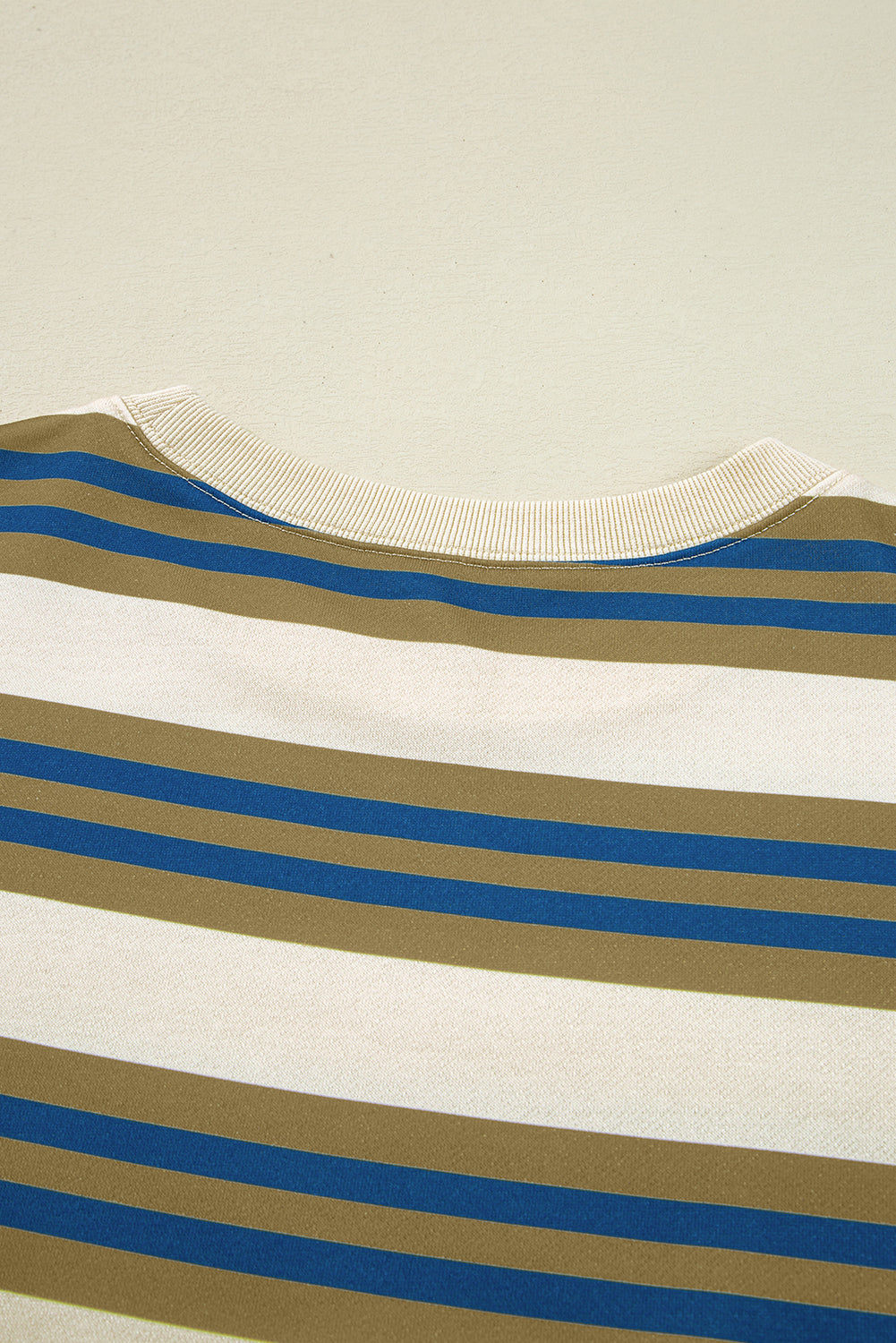 Striped Crew Neck Pullover