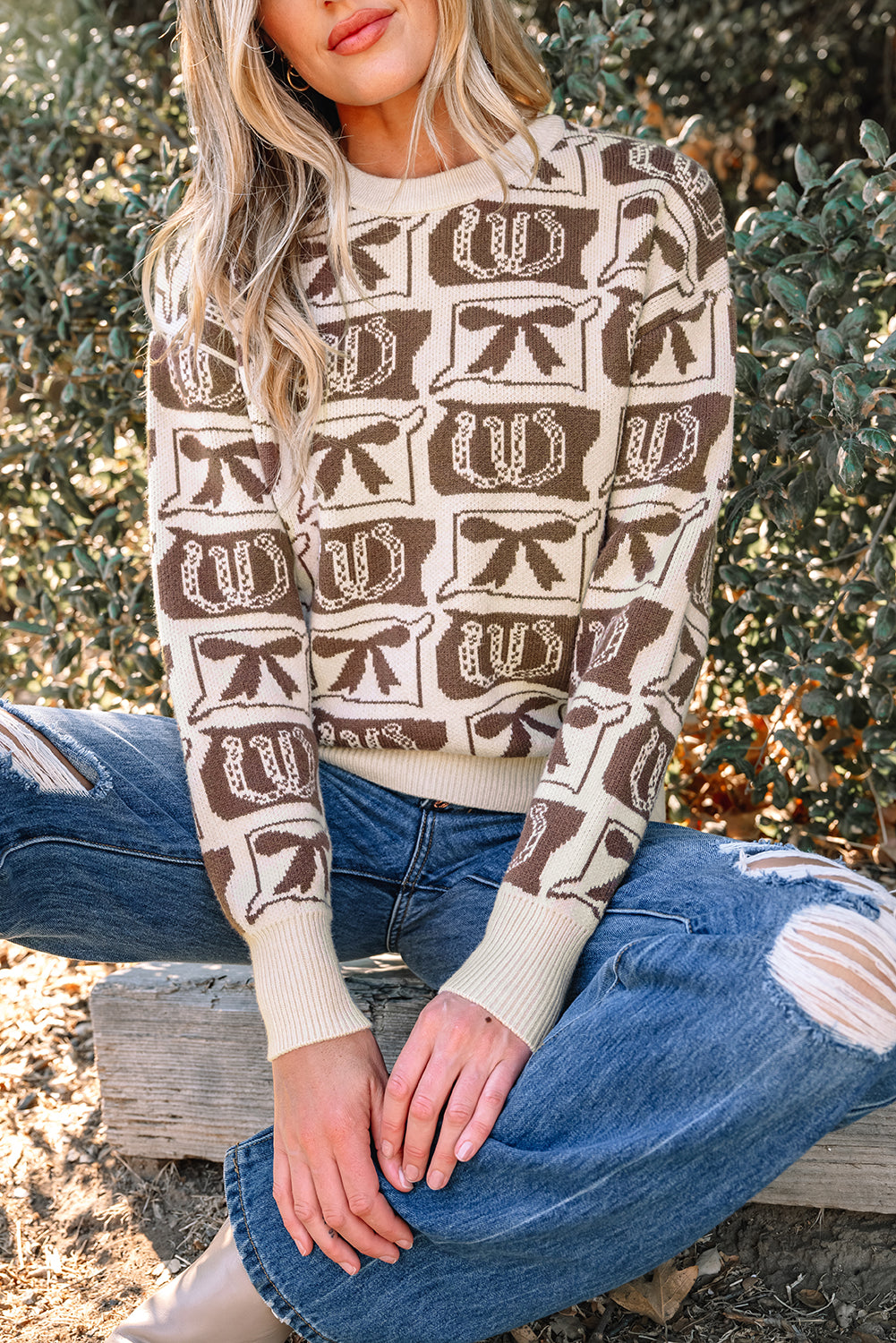 Bows & Horseshoes Sweater