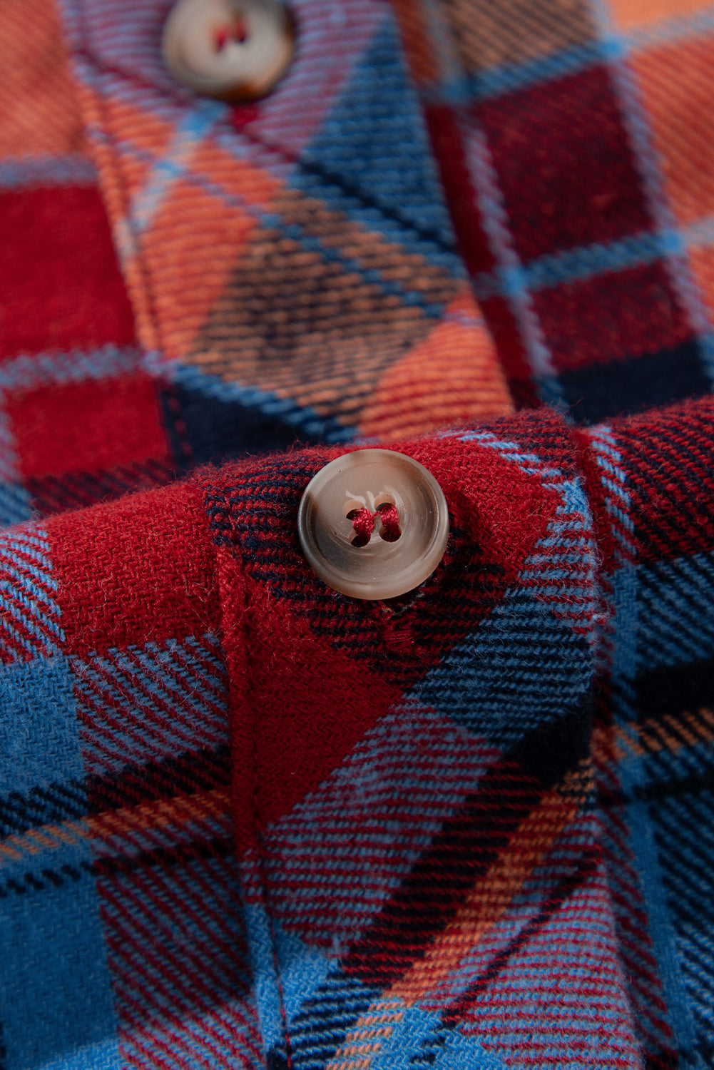 Red Plaid Loose Vintage Flannel