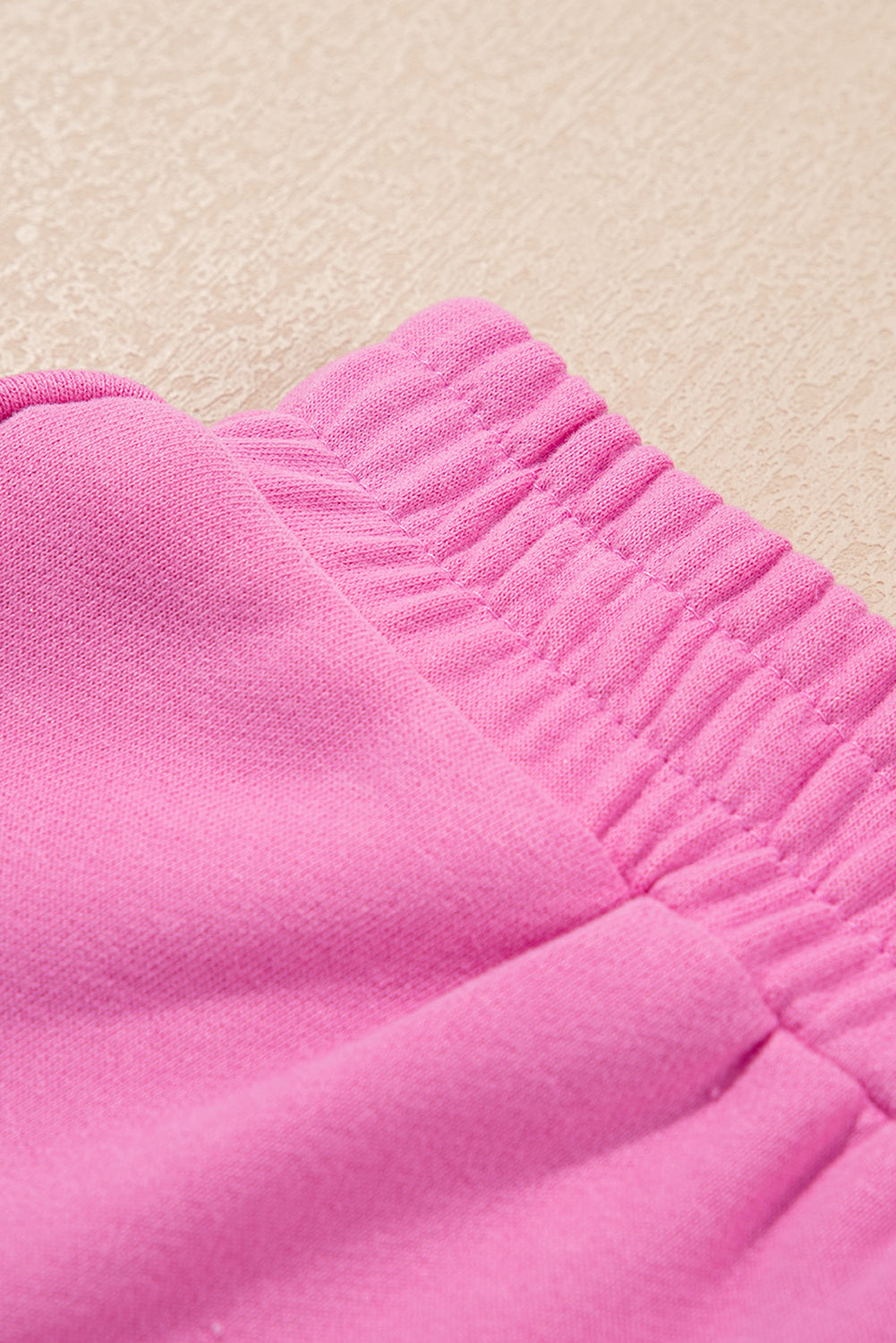 Striped Accent Pullover and Shorts Two Piece Set