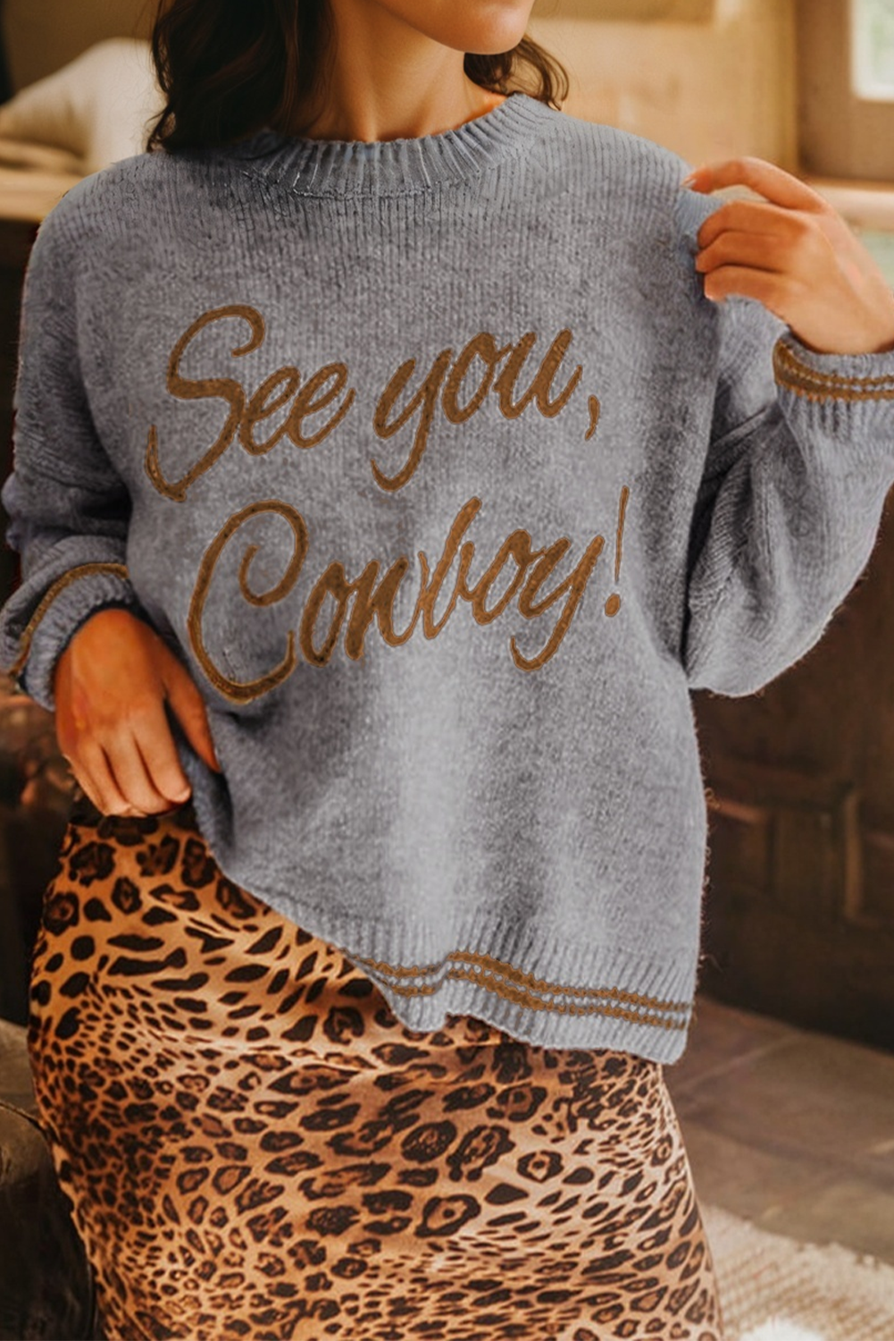 See You Cowboy Sweater