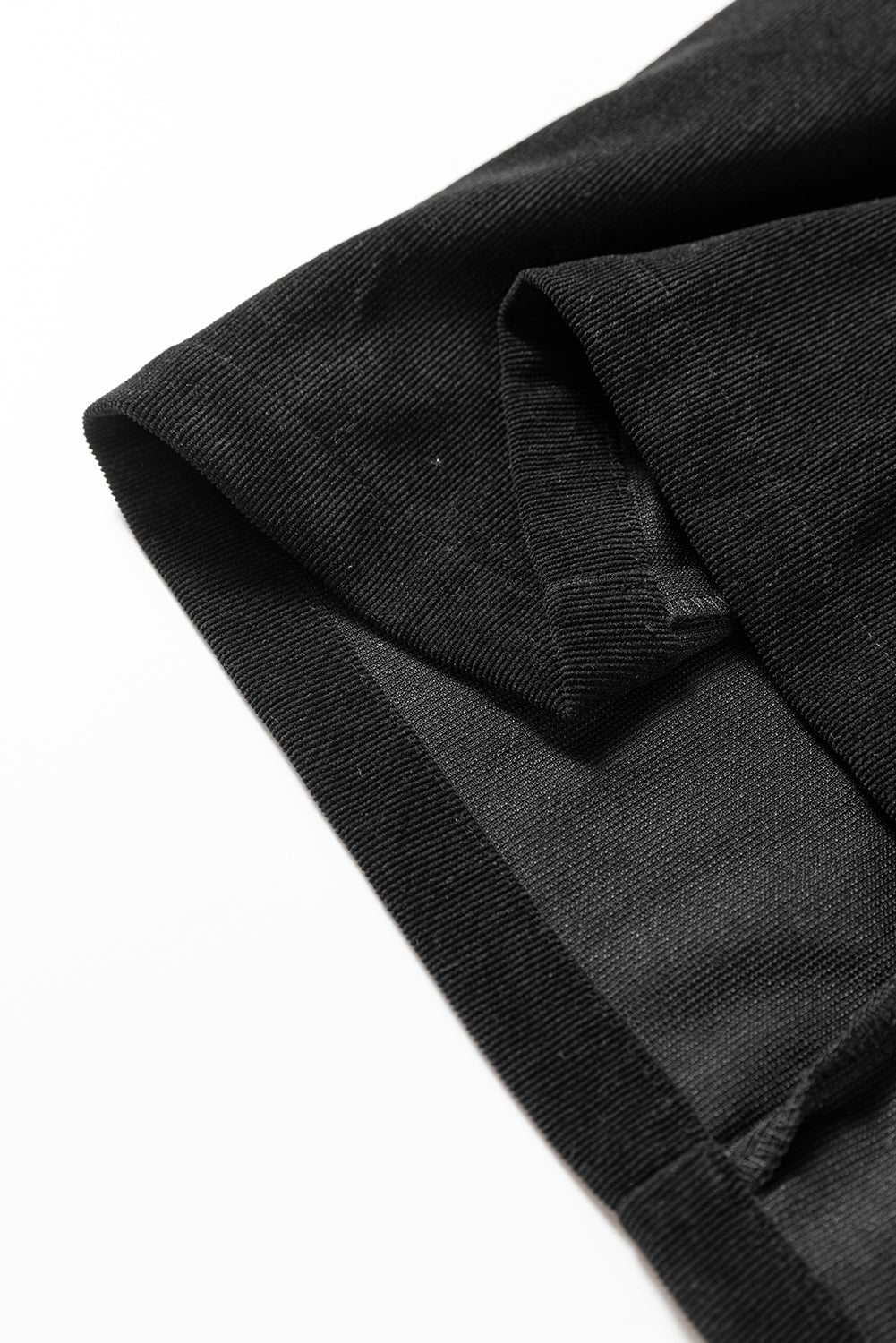 Corduroy Collared Long Sleeve Mini Dress