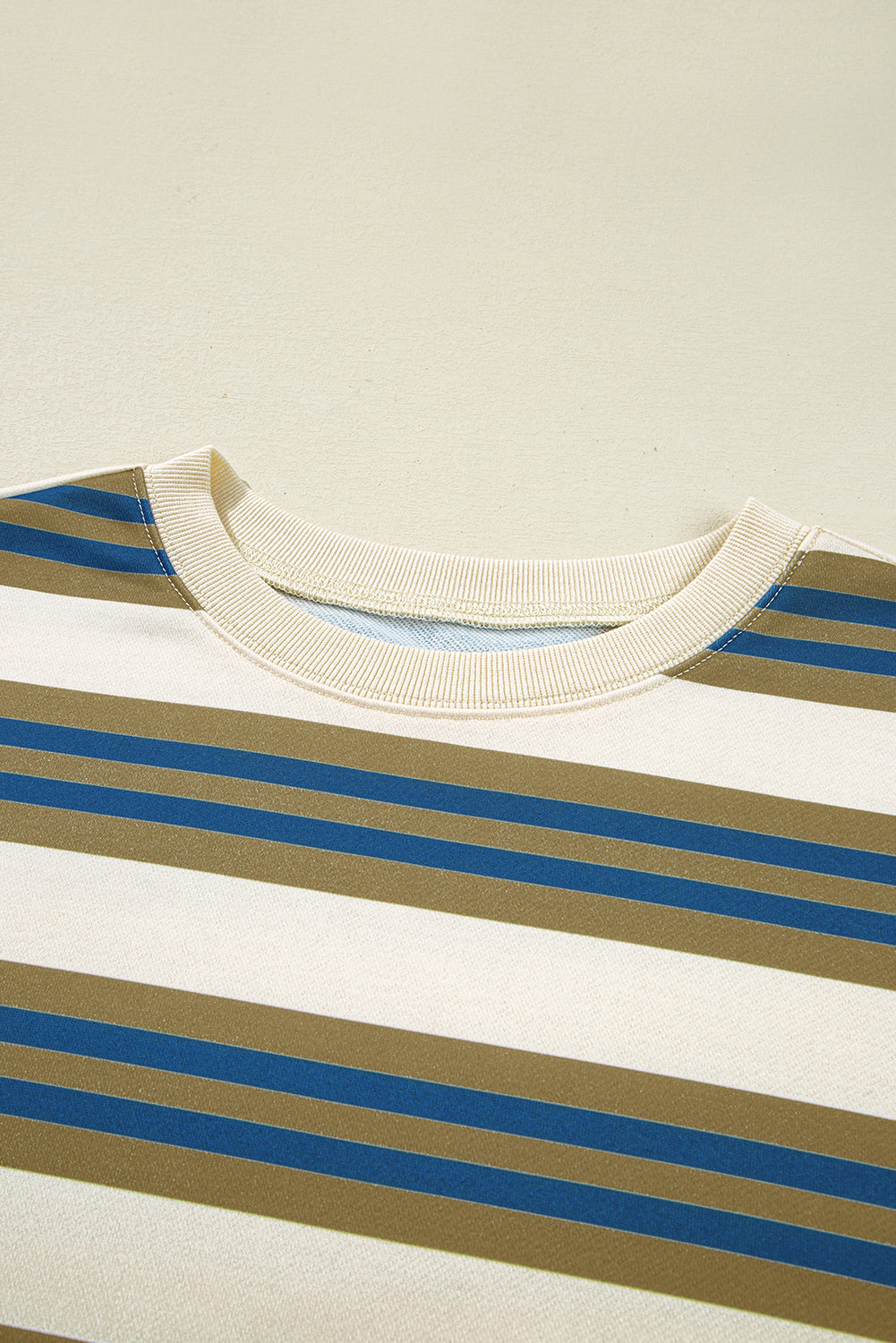 Striped Crew Neck Pullover