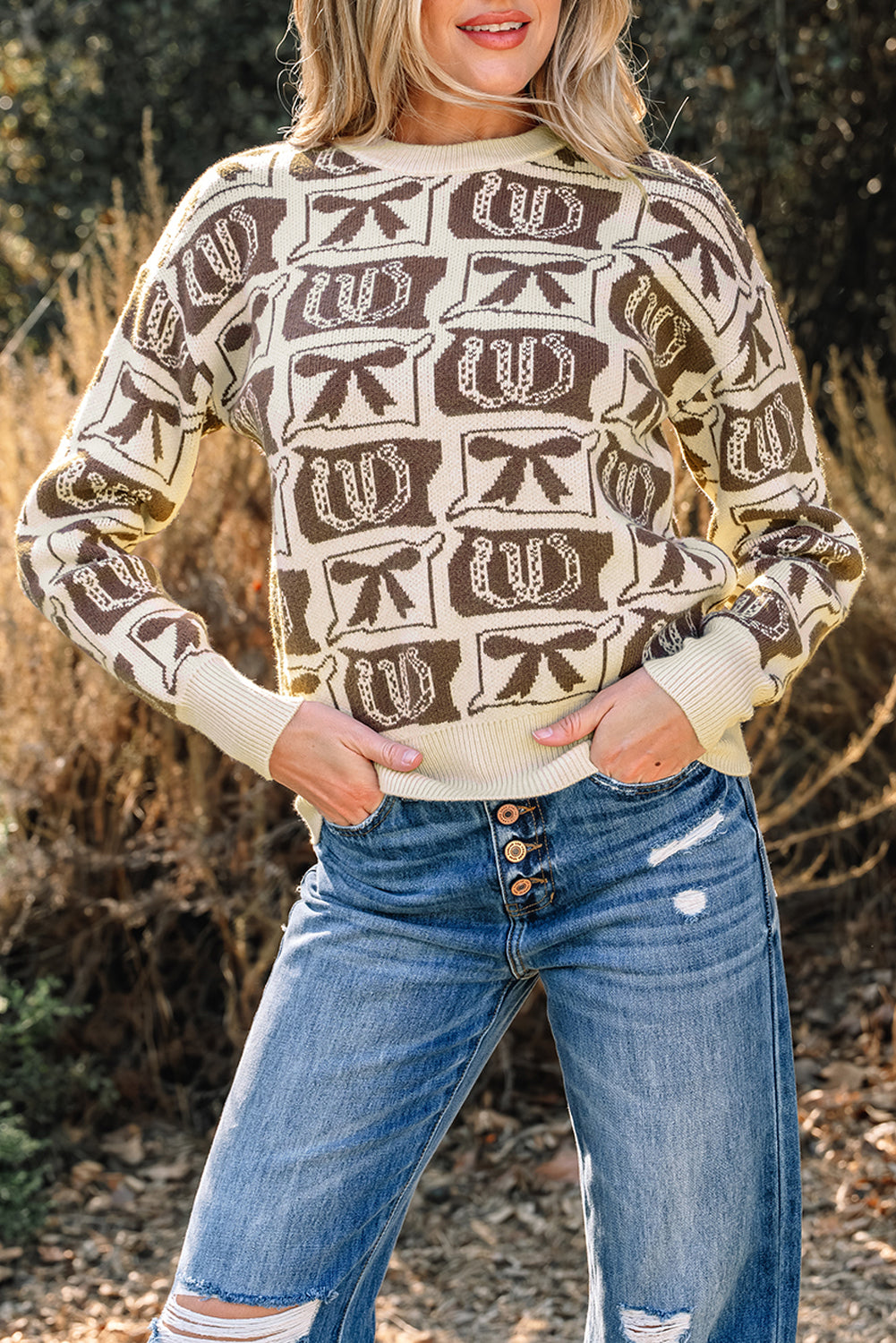Bows & Horseshoes Sweater