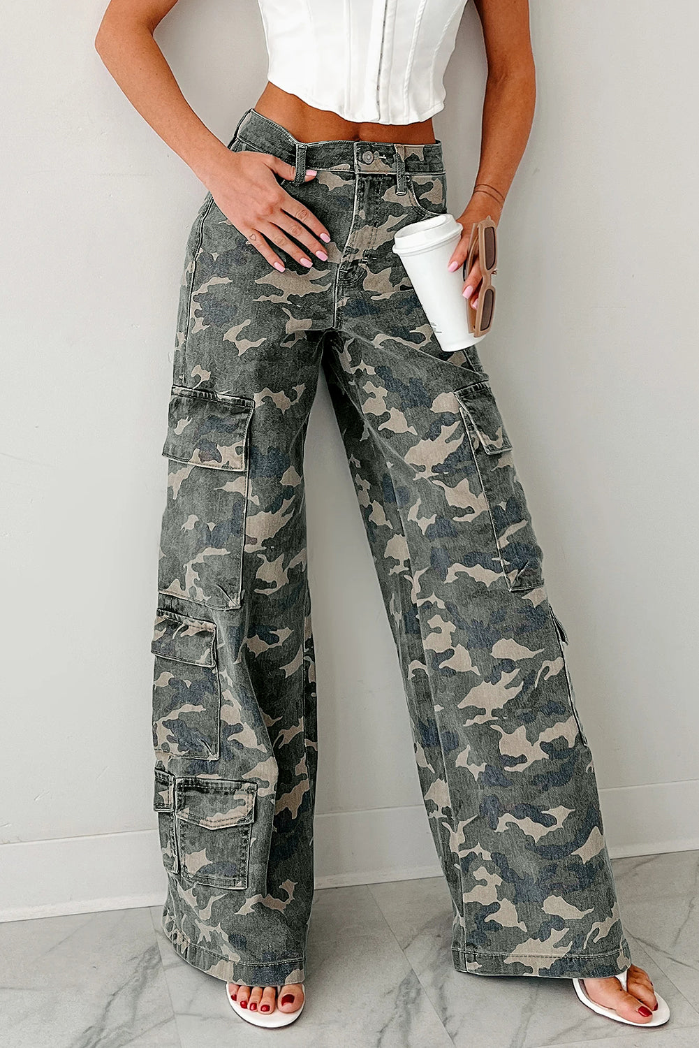 Camo Cargo Jeans