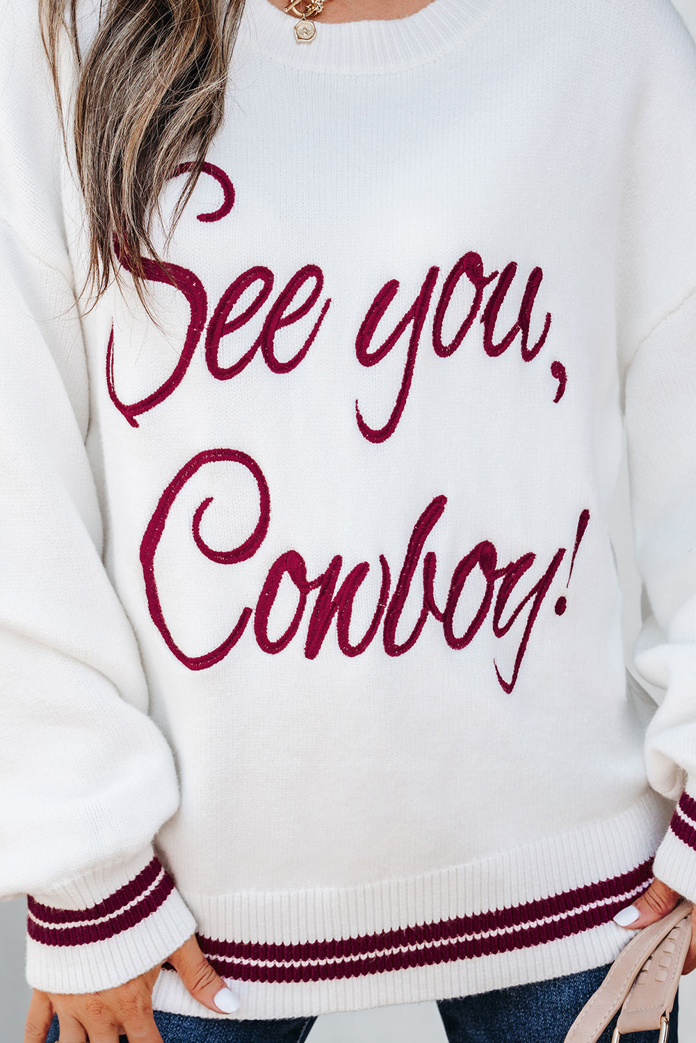 See You Cowboy Sweater