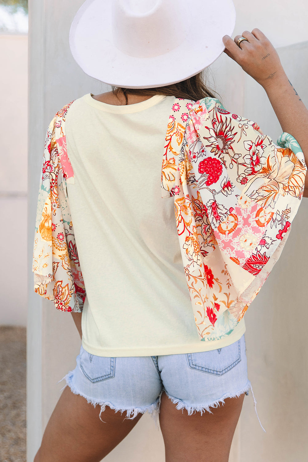 Floral Patchwork Blouse