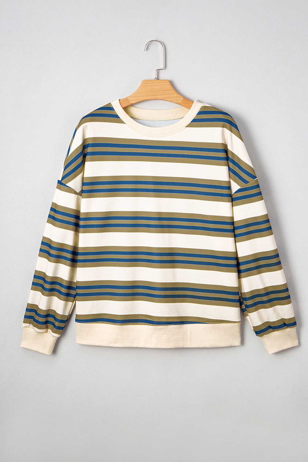 Striped Crew Neck Pullover