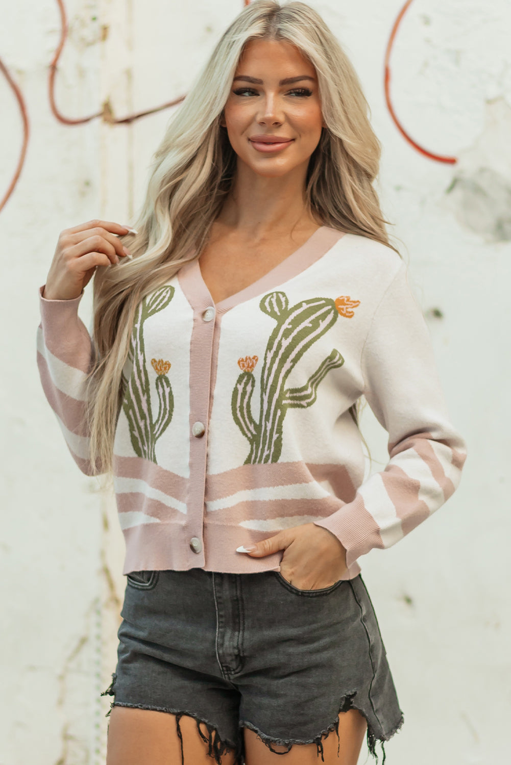 Desert Cactus Cardigan