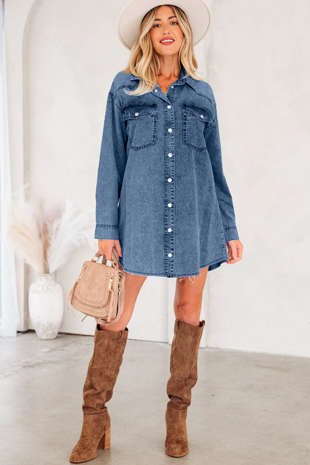 Effortless Denim Dress