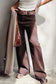 Straight High Waist Solid Color Jeans