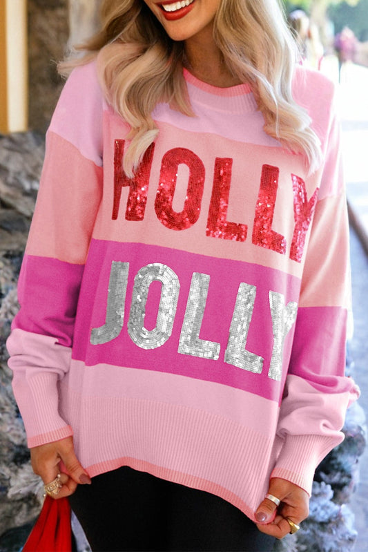 Holly Jolly Sequined Sweater