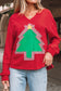 Plaid Christmas Tree Sweater