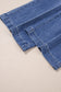 Center Seam Detail Straight Loose High Rise Jeans