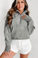 Gray Fleece Lined Zip Up Sweatshirt
