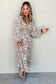 Maple Grove Floral Smocked Long Dress