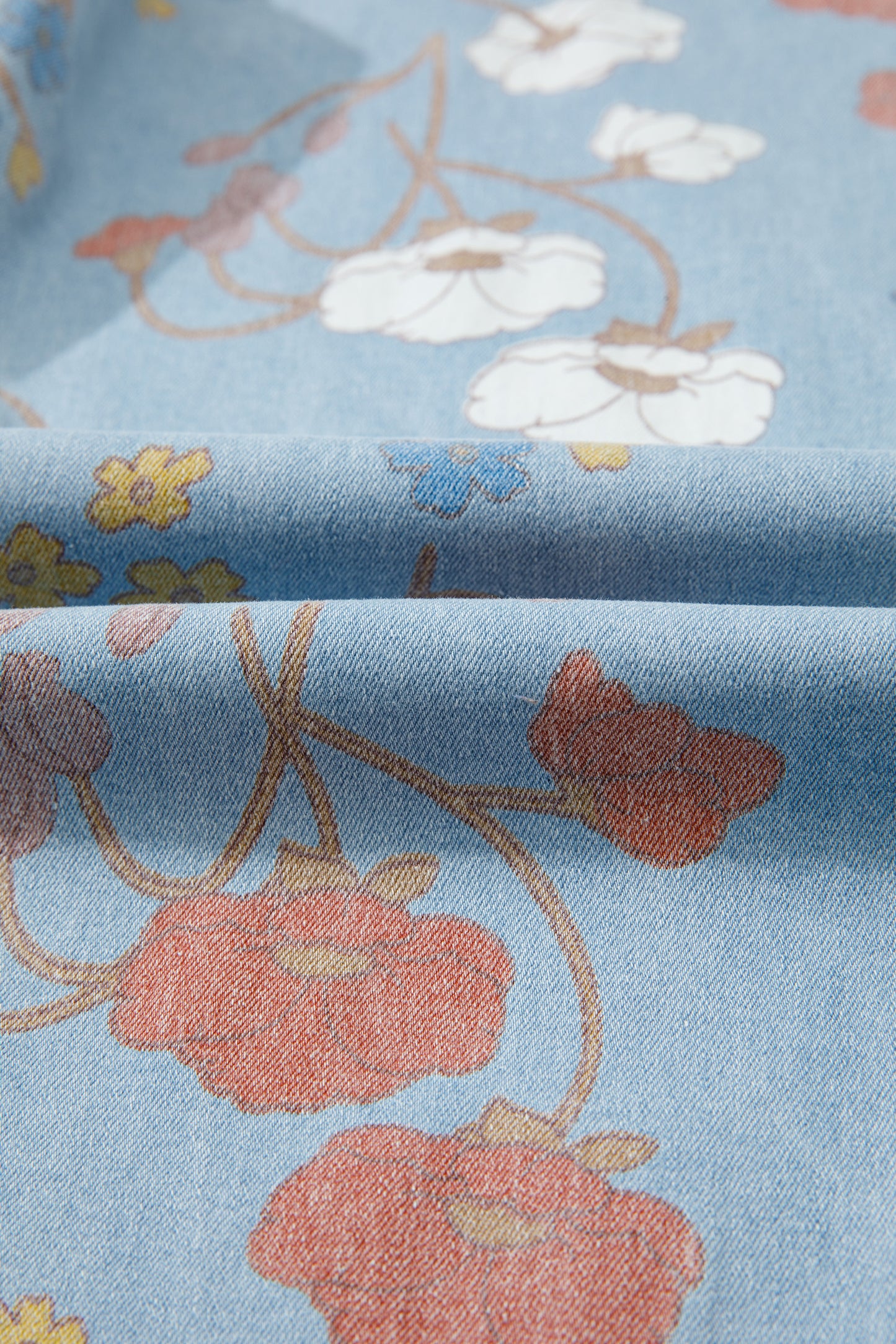 Floral Flare Printed Jeans