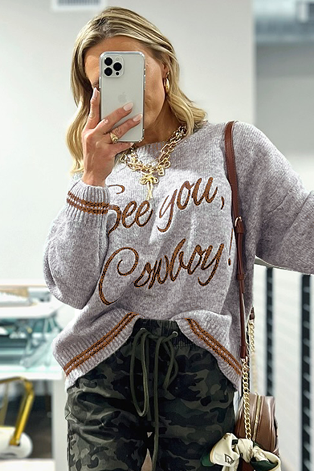 See You Cowboy Sweater