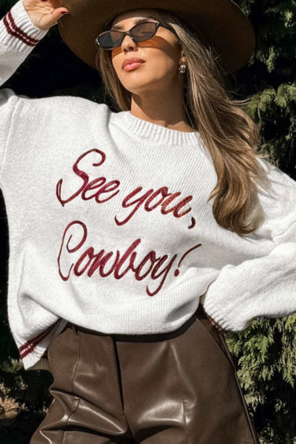 See You Cowboy Sweater