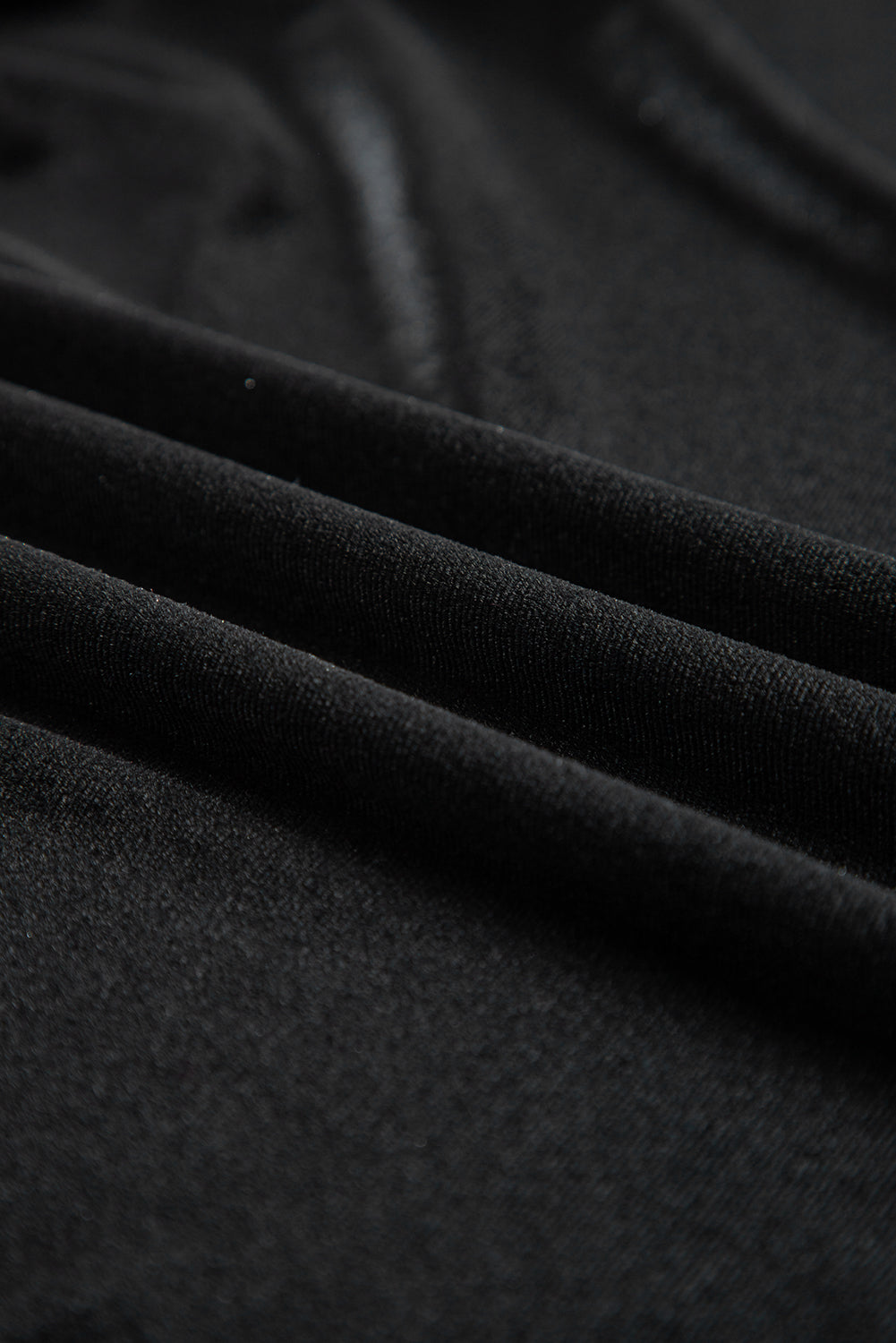 Black Tie Velvet Mini Dress