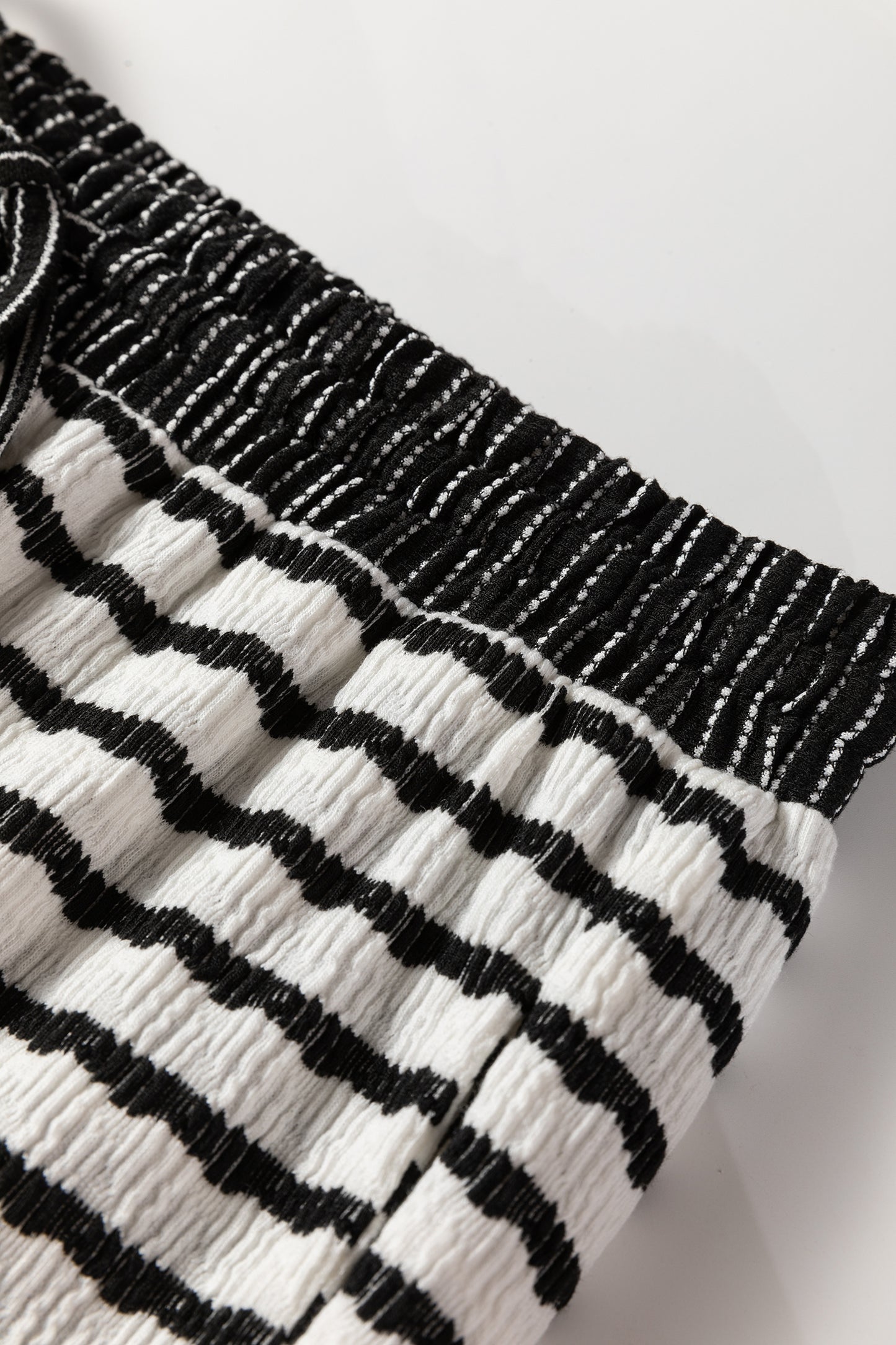 Stripe Collared Pullover & Pant Set