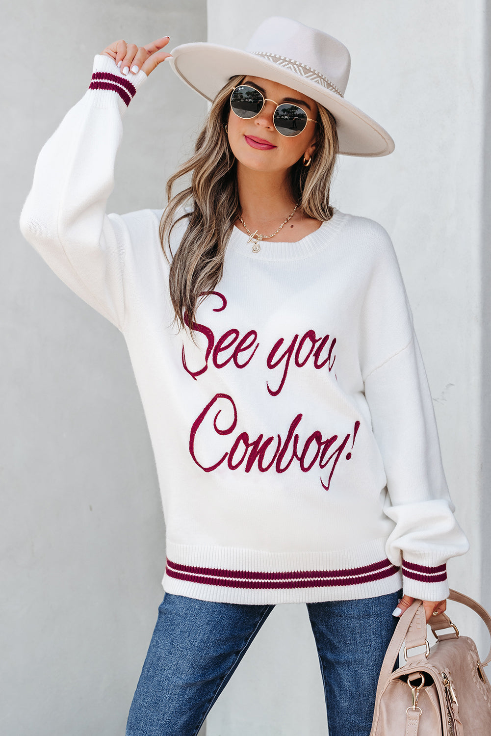 See You Cowboy Sweater