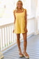Yellow Stripe Shoulder Tie Casual Romper