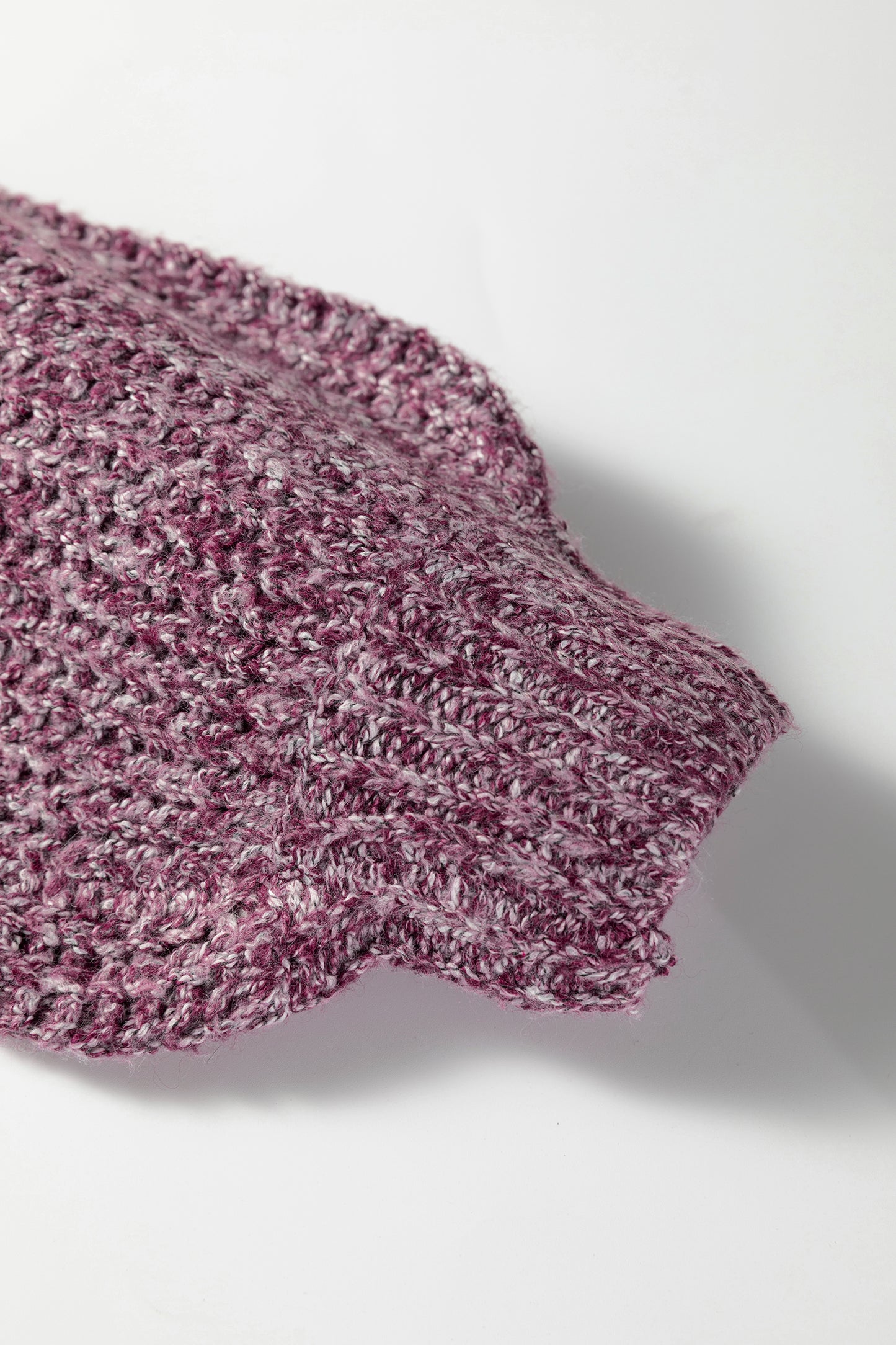 Color Block Patchwork Knotted Back Sweater