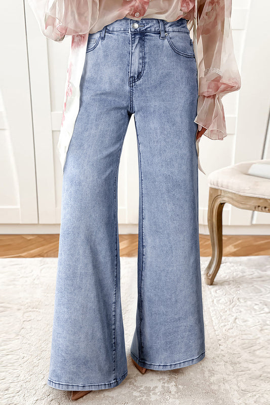 Button Up Bell Bottom Jeans