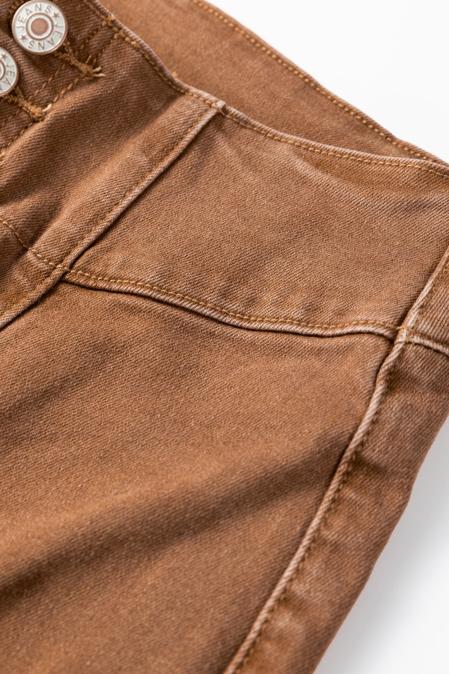 Front Seam Button Up Flares