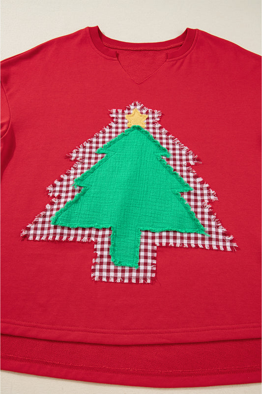 Plaid Christmas Tree Sweater