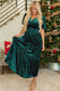 Velvet Dreams Tiered Maxi Dress
