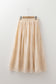Oatmeal Embroidered Mesh Flowy Long Skirt