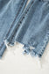 Raw Hem Flare Jeans
