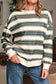 Striped Crew Neck Pullover