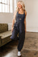 Crossed Straps Hollow Out Jogger Jumpsuit
