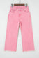 Acid Washed High Rise Cropped Jeans