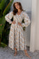 Maple Grove Floral Smocked Long Dress