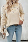 Flower Embroidered Sweater