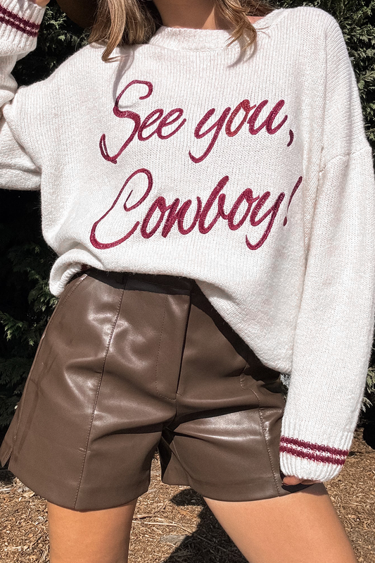 See You Cowboy Sweater