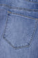 Center Seam Detail Straight Loose High Rise Jeans