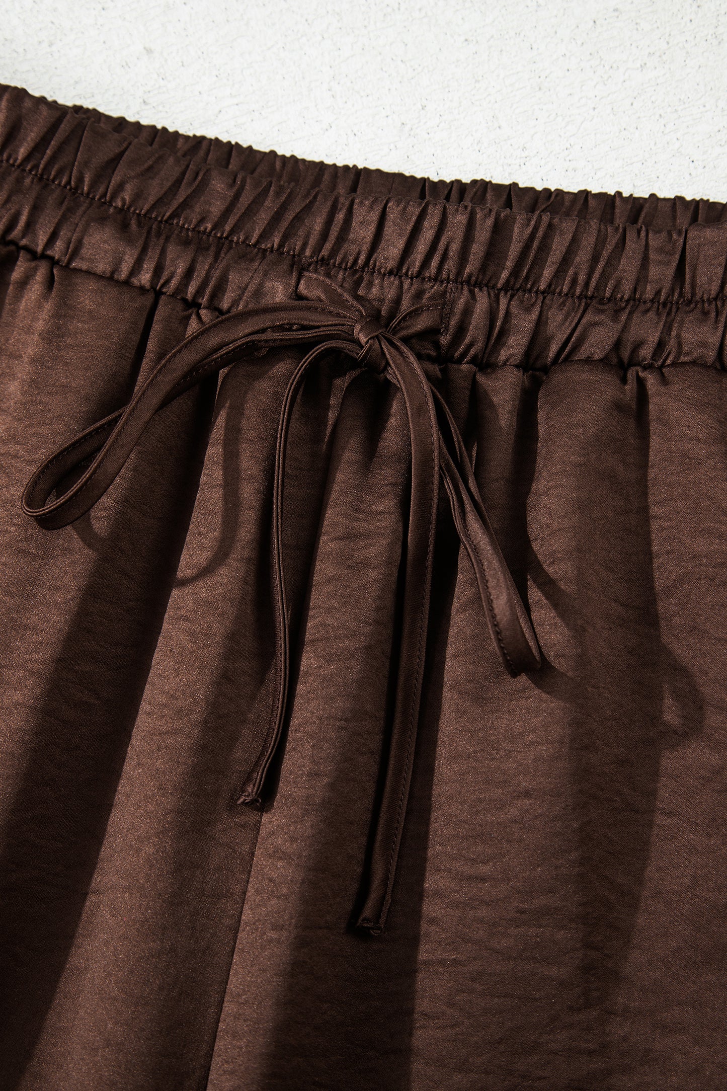 Brown V Neck Lounge Set