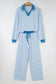 Stripe Collared Pullover & Pant Set