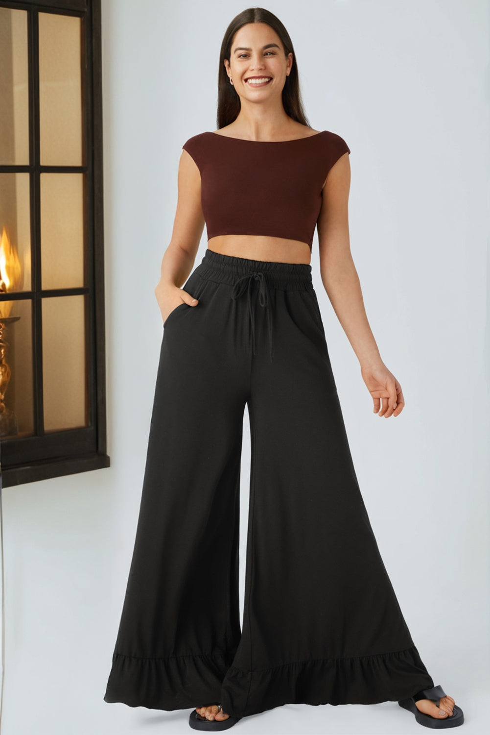 Ruffle All Day Pants